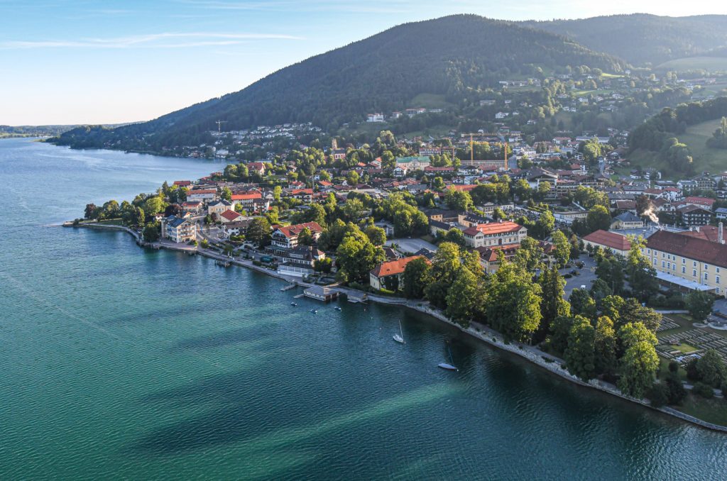 Lake Tegernsee in Bavaria Germany